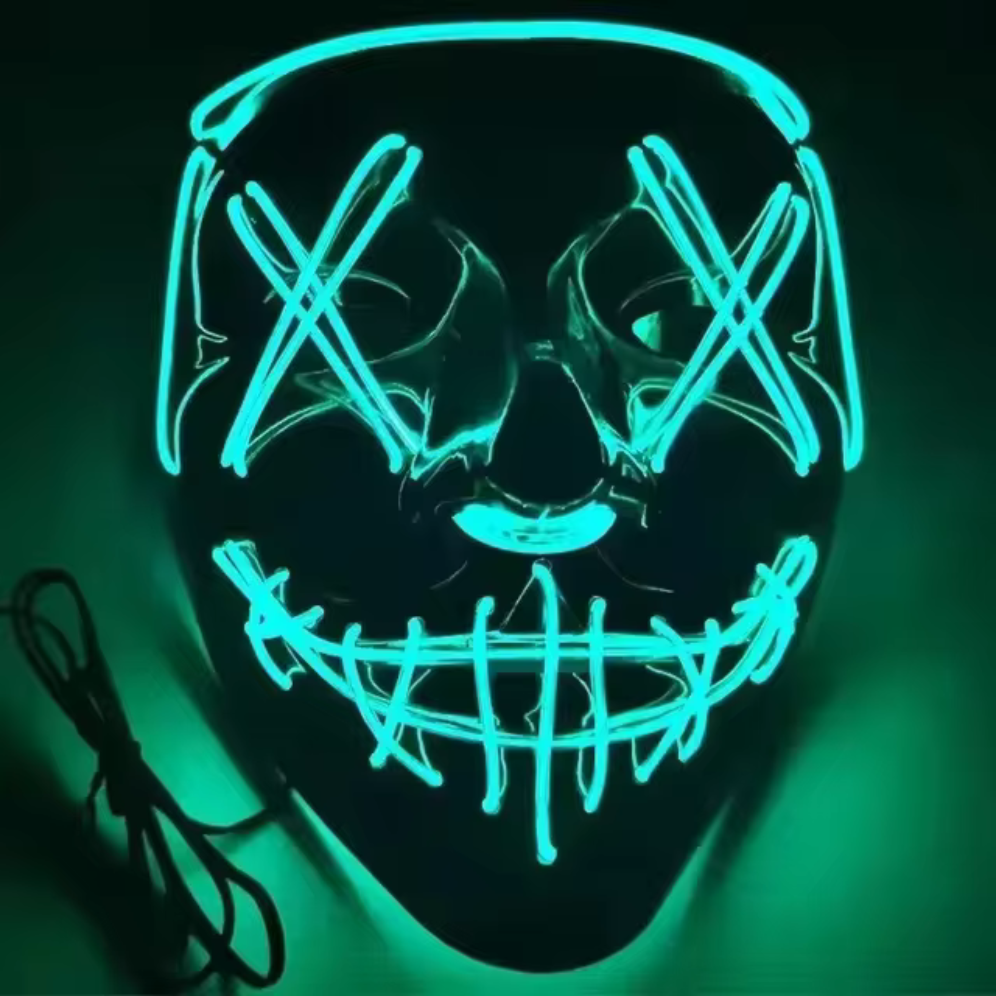 Halloween LED Neon Masque